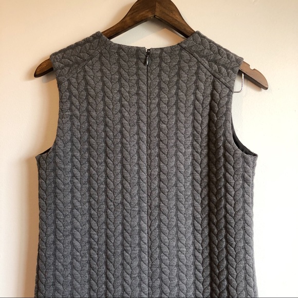 CYNTHIA ROWLEY Knit Quilted Soft Stretchy Sleeveless Tank Mini Dress Grey - Picture 9 of 12